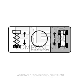 DECAL DRIVE/LIFT adaptable SJ 130638