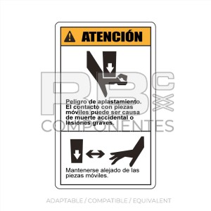 DECAL COMPATIBLE WITH GE 28161 C