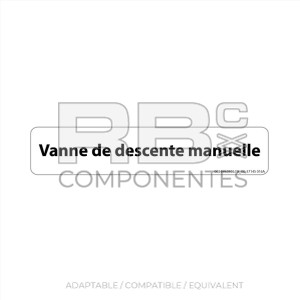 DECAL COMPATIBLE WITH GE 37145 FRENCH