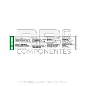 COMPATIBLE DECAL REF GE-43089FR_F