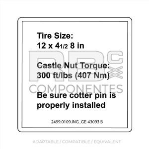 COMPATIBLE DECAL  REF. SJ.43093SP B