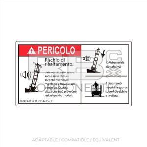 COMPATIBLE DECAL REF GE-44736IT_C IT