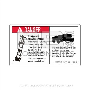 COMPATIBLE DECAL REF GE-44737FR_B  FR
