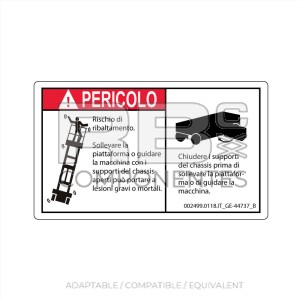 COMPATIBLE DECAL REF GE-44737IT_B  IT