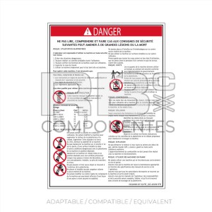 COMPATIBLE DECAL REF 43091 FR