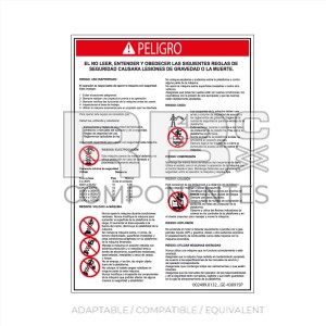 COMPATIBLE DECAL REF 43091SP