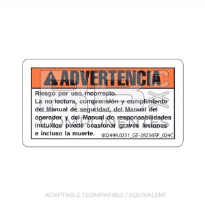 ADHESIVO COMPATIBLE REF GE 28236SP_024C