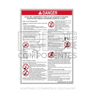 COMPATIBLE DECAL REF GE 32700 FR