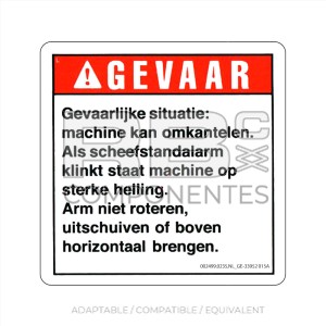 COMPATIBLE DECAL REF GE-33952DU 015A