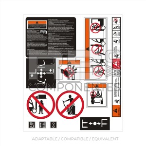 DECAL KIT FOR ALL TYPES OF FORKLIFTS