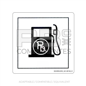 DECAL COMPATIBLE WITH GE 28158 D