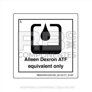 COMPATIBLE DECAL REF GE 28157_016D