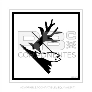 DANGEROUS GOODS DECAL 300X300mm