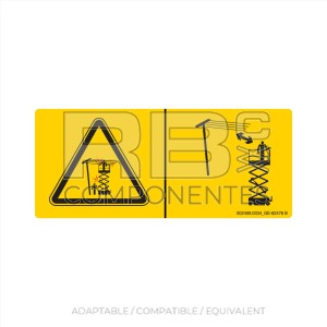 DECAL SYMBOL ELECTRIC HAZARD GS