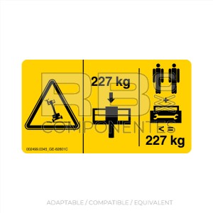 DECAL,LABEL,MAX CAPACITY***