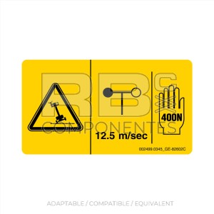 DECAL,DANGER,SIDE FRC 400N