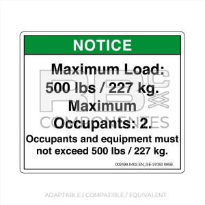 COMPATIBLE DECAL  REF GE 37052_095B