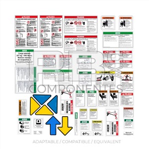 KIT ADHESIVOS ESPAÑOL AD/CO/EQ GE Z34-Z34N