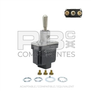 THREE POSITIONS SWITCH, RETURN TO CENTER, SCREWS