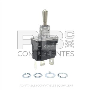 THREE POSITIONS SWITCHES WITH RETURN TO CENTER, 3F