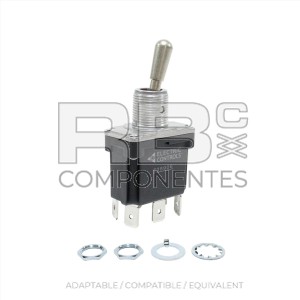 TWO FIXED POSITIONS SWITCHES, TWO POLES (6 F)