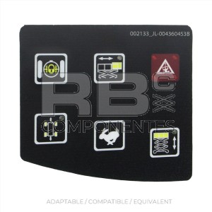 SWITCH MEMBRANE PAD COMP. JL 4360453
