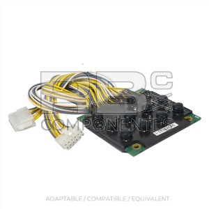 PLATE OF 11 PUSH BUTTONS