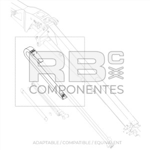 COMPLETE CABLE TRACK COMPATIBLE  GE 94775