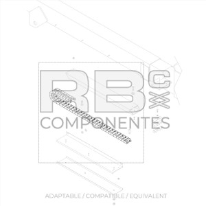 COMPLETE CABLE TRACK COMPATIBLE  GE 106947