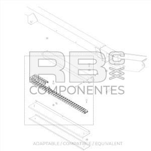 REPARATION KIT CABLE TRACK COMPAT GE 58919