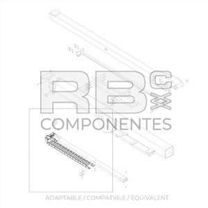 CABLE TRACK COMPATIBLE JL 7026120