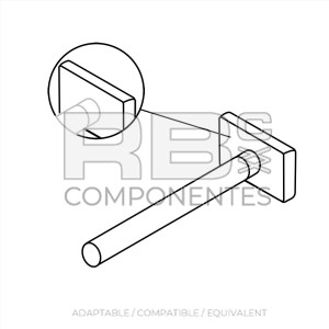 SLIDE PLASTIC BLOCK COMPATIBLE JL SL245-2