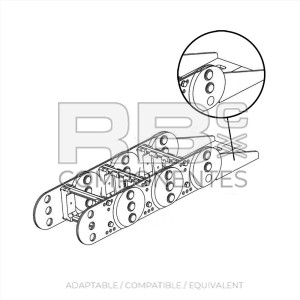 GUIDE CHAIN END LINK COMPATIBLE HL 2421003690