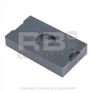 WEAR PAD 110X60X20,5mm (RECTANGULAR)