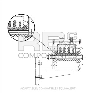 ROLLER COMPATIBLE HL 158C175670