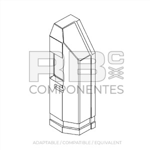 BOX SIDE COVER COMPATIBLE GE 101968