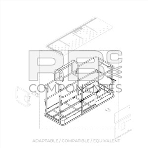 REBUILT BASKET WITHOUT FLOOR AD/CO/EQ GE 1274859GT