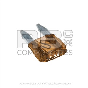 7,5 AMP  MIN.SHEET FUSES