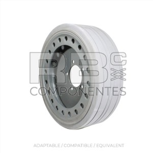 WHEEL SIZE:  406 X 127  WITH BRAKE DISC.SKY JACK