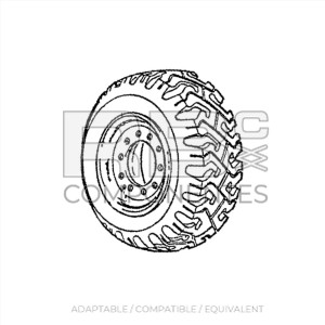 ADAPTABLE WHEEL JL 0271617 RH, 15-19.5 PR16