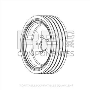 WHEEL NON MARKING ADAPTABLE SJ 155717