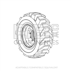 AIR FILLED COMPLETE WHEEL COMPATIBLE GE 45093GT