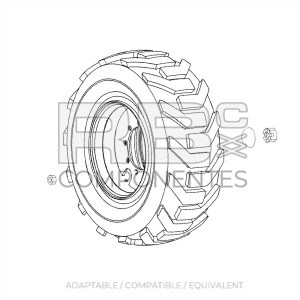 ADAPTABLE WHEEL 8*8  ADAPTABLE REF 54237