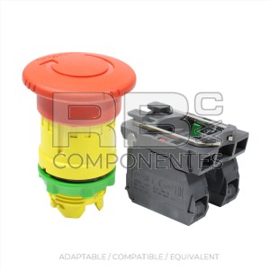 EMERGENCY STOP PUSH/TURN PLASTIC