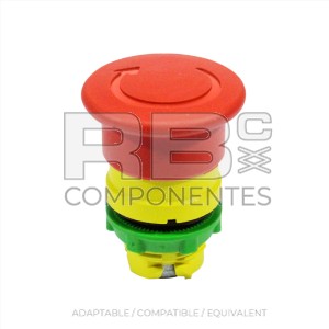 EMERGENCY STOP PUSH/TURN PLASTIC