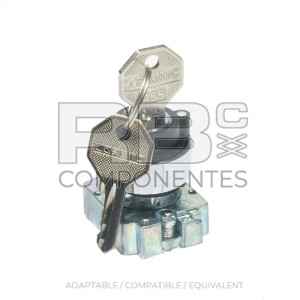 TWO FIXED POSITIONS WITH KEY EXIT IN BOTH POSITION