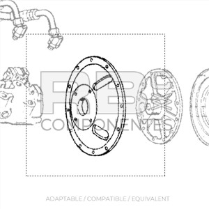 FLYWHEEL FLANGE COMPATIBLE GE 30806