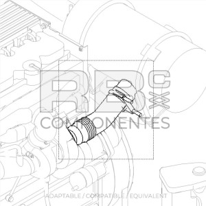 EXHAUST COMPATIBLE GE 70445