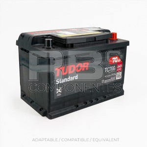 TUDOR STANDARD 70AH STARTER BATTERY 278x175x190