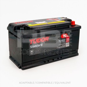 TUDOR STANDARD 90AH STARTING BATTERY 353x175x190